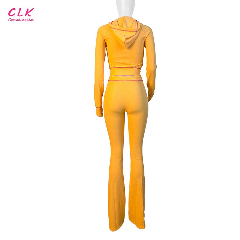 Women Clothing Custom Logo Tracksuits Lounge Set Autumn Winter 2 pieces Set Hoodie Sweatpants Sweatsuits Women Waffle Knit Set