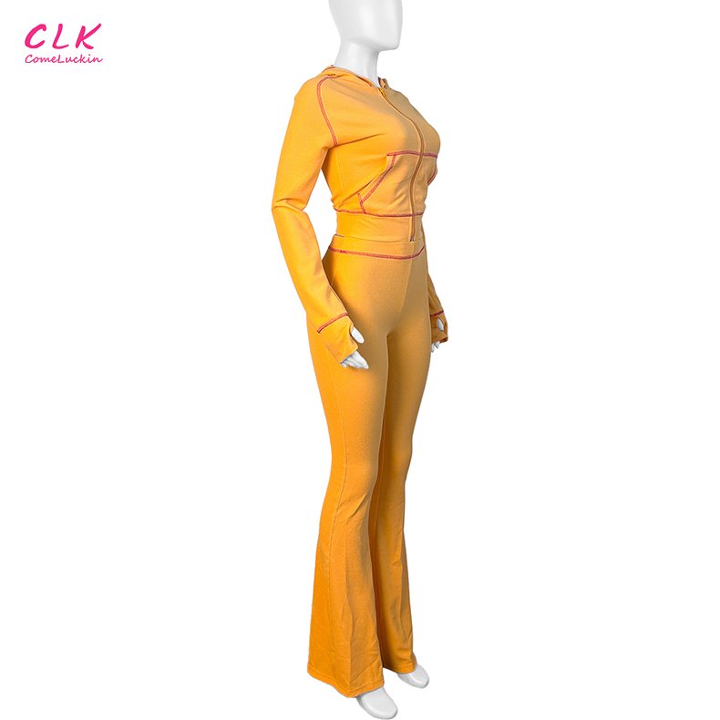 Women Clothing Custom Logo Tracksuits Lounge Set Autumn Winter 2 pieces Set Hoodie Sweatpants Sweatsuits Women Waffle Knit Set