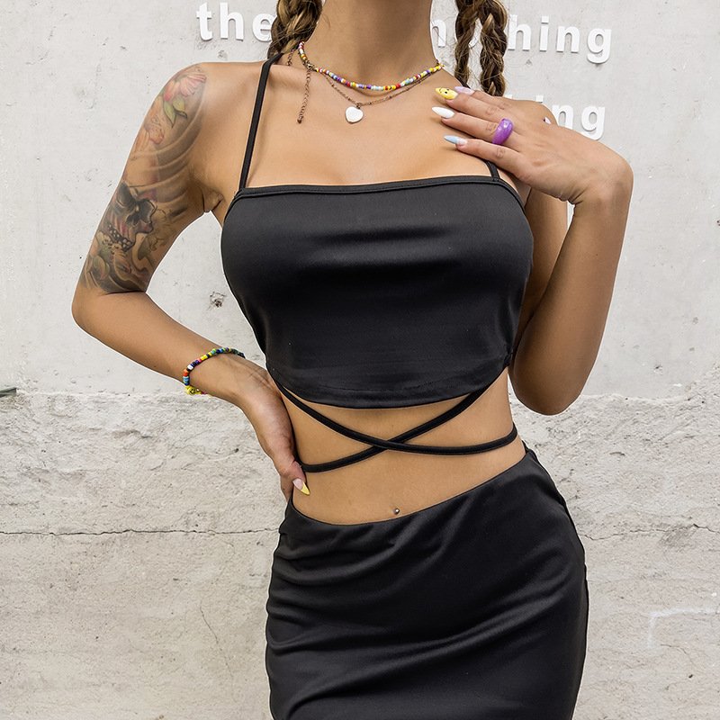 women's clothing set two piece set women clothing Short dresses women's crop top sets