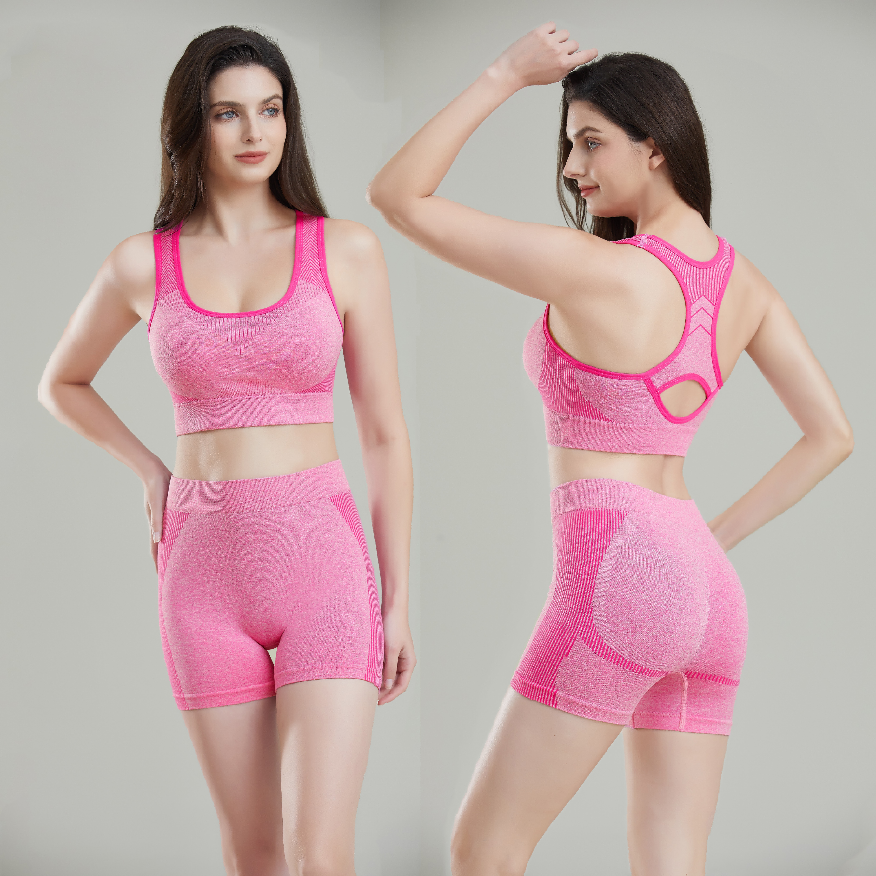 NEW product women's seamless Yoga vest sets sports Sportswear Gym Fitness yoga sets leggings for fitness bras seamless yoga
