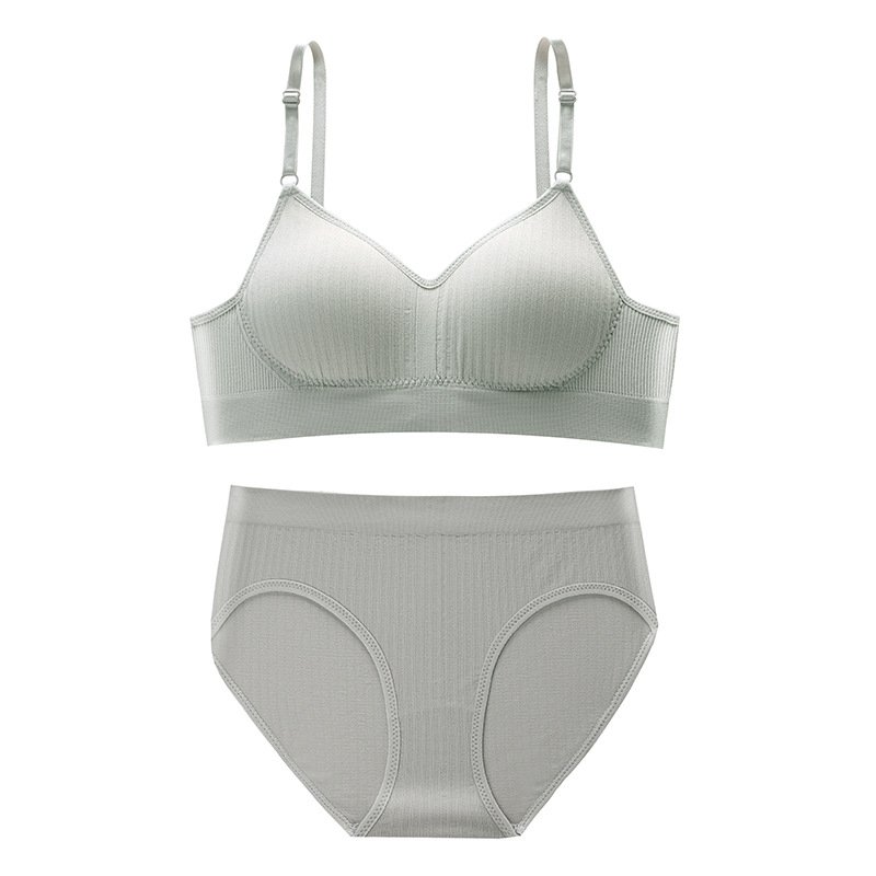 Seamless Underwear Women's Push Up sports bra and underwear set for women Underwire Brief Sets