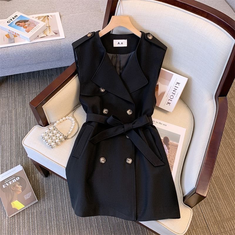 Boutique Wholesale 2022 Spring and Autumn New Korean Style Fashion Temperament Vest Coat Slimming Shirt Women's Set