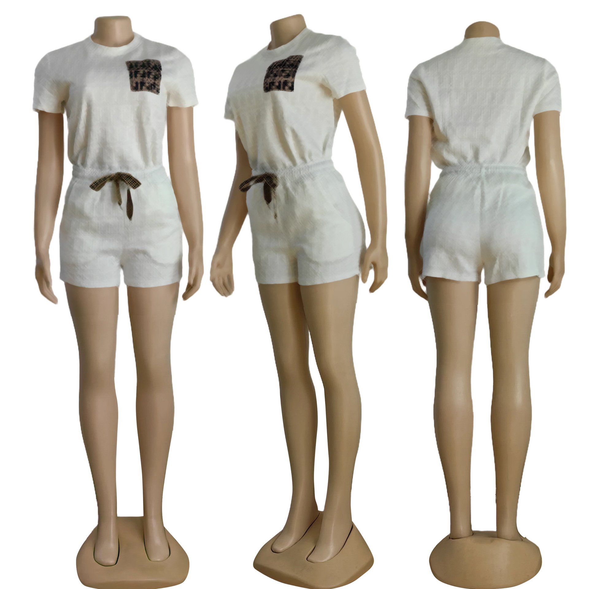 High quality designer womens clothing New fashionable two piece women's sets Casual summer outfits