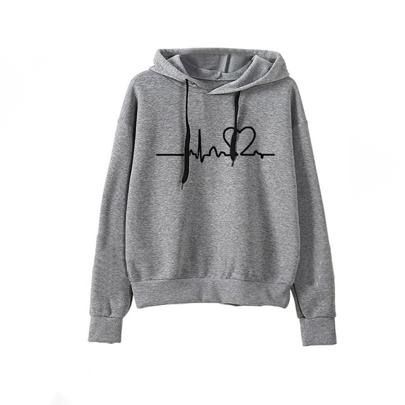 Autumn and winter wholesale fashion high quality custom logo print loose round neck men and women can hoodie