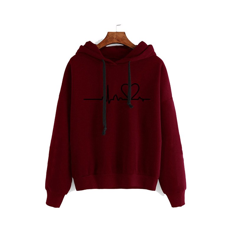Autumn and winter wholesale fashion high quality custom logo print loose round neck men and women can hoodie