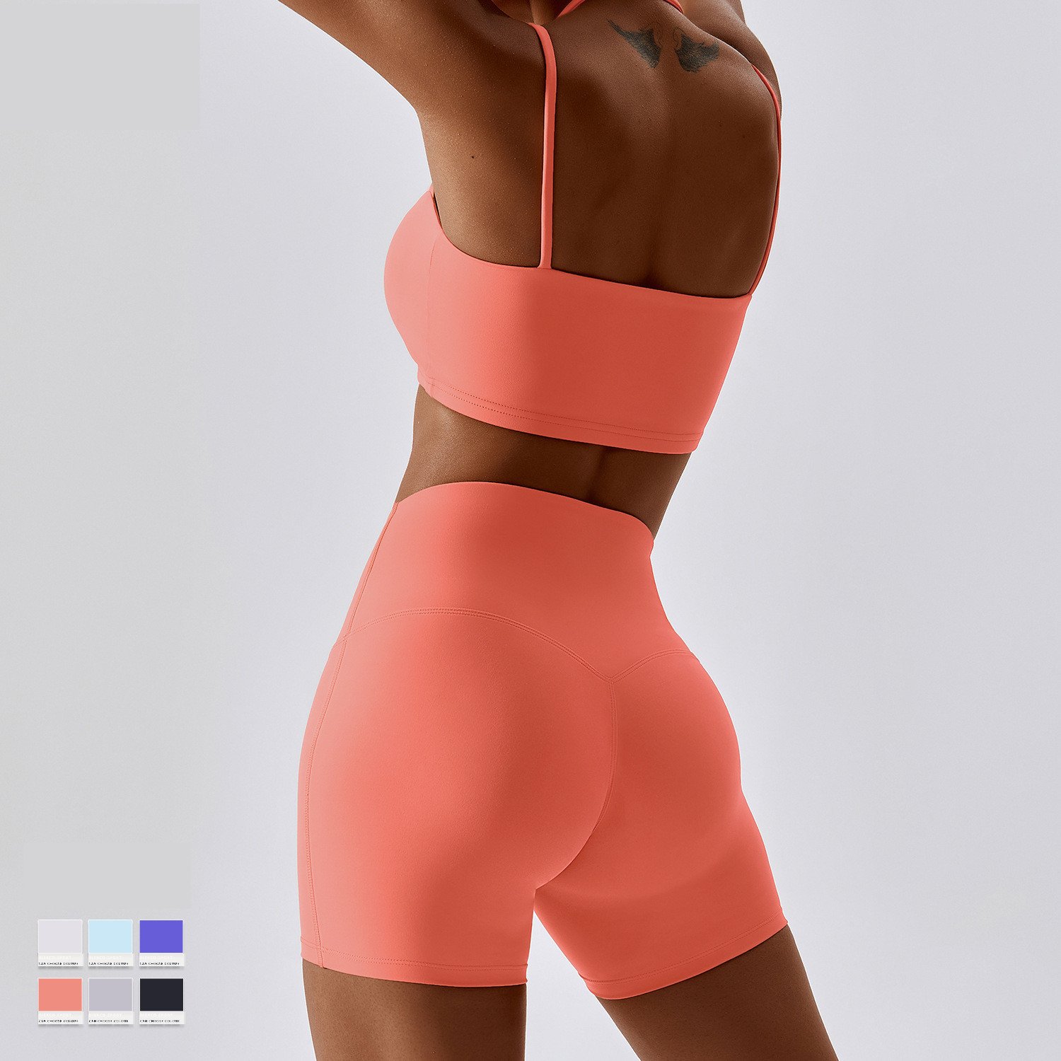 Wholesale Athletic Clothing Ladies Gym Fitness Sports Workout Yoga Clothes Suit Activewear Seamless Women Active Wear Yoga Set