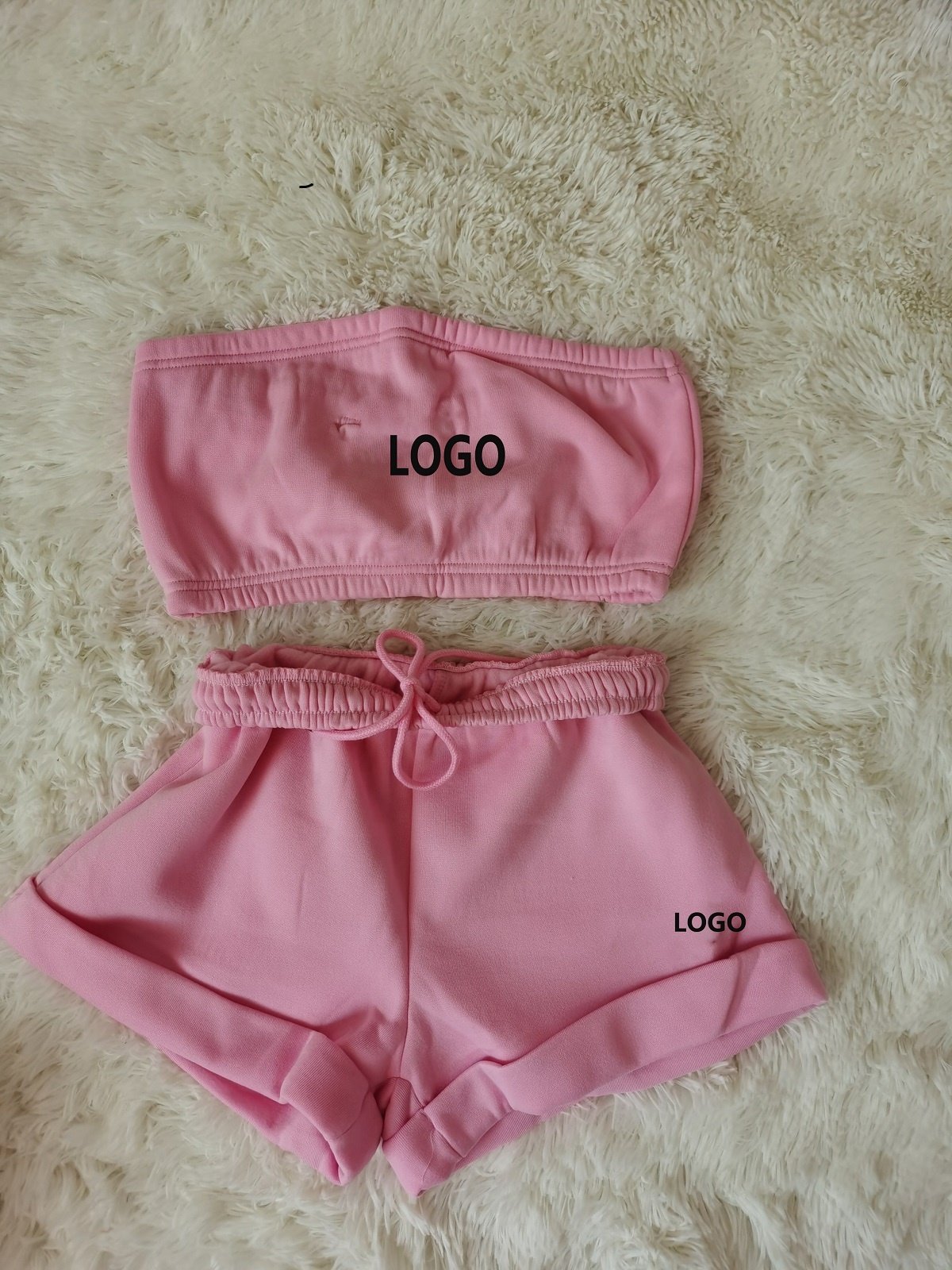 Summer brands logo women shorts Set 2 Piece casual Crop Tops And jogger Pants Tracksuit Two Piece set women joggers sweatsuits