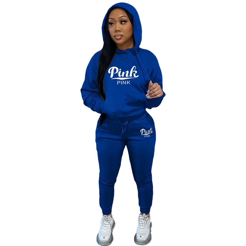 Women's Sets Custom Fall Clothing Two Piece Set Women Tracksuit Hoodie Embroidery Track Suit Winter 2 Piece Sets For Women