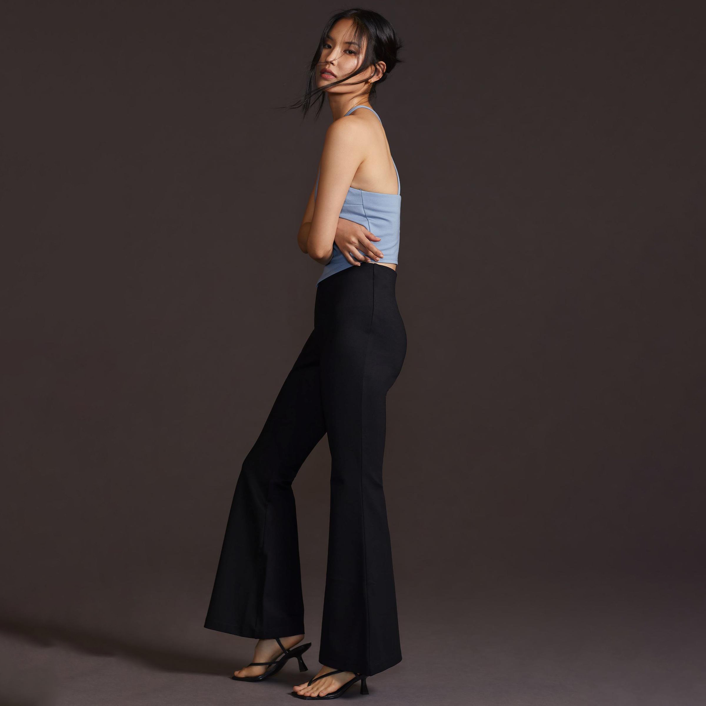 Women's Micro-Flare Trousers Spring and Autumn Women's Fashion Temperament Versatile High Waist Suit Casual Pants