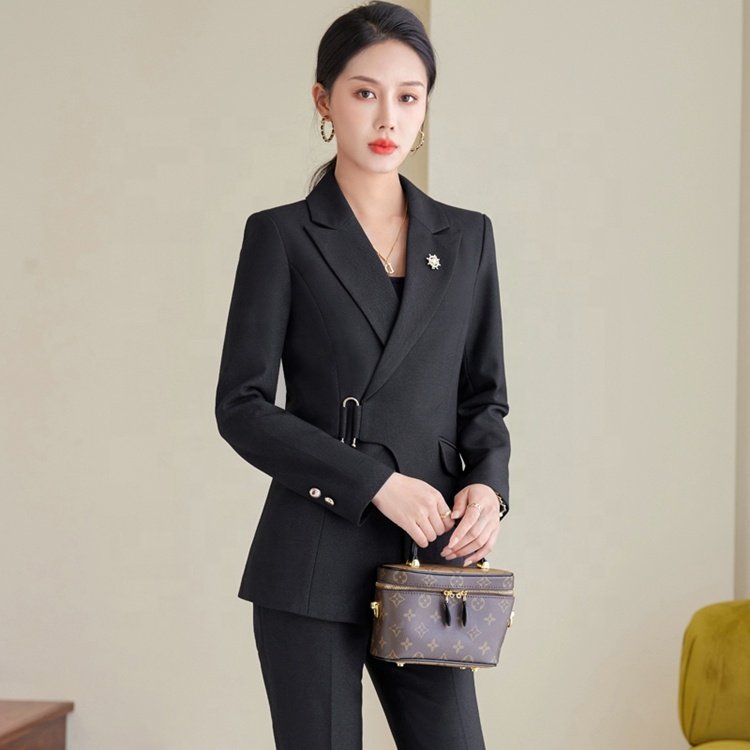 Business Suit Office Women Work Suit Women's Formal Suit Jacket Pants Two Piece Set