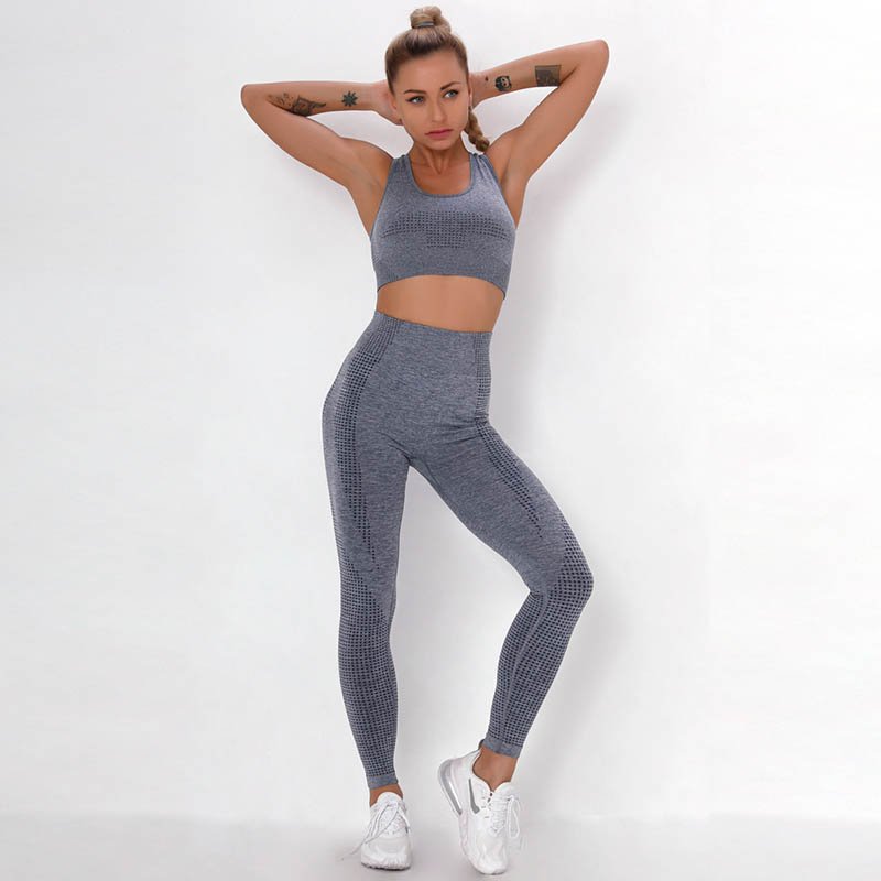 Factory Wholesale Two Piece Set Quick Dry Women's Best Bra Panty And Bra pants Sports Yoga Set