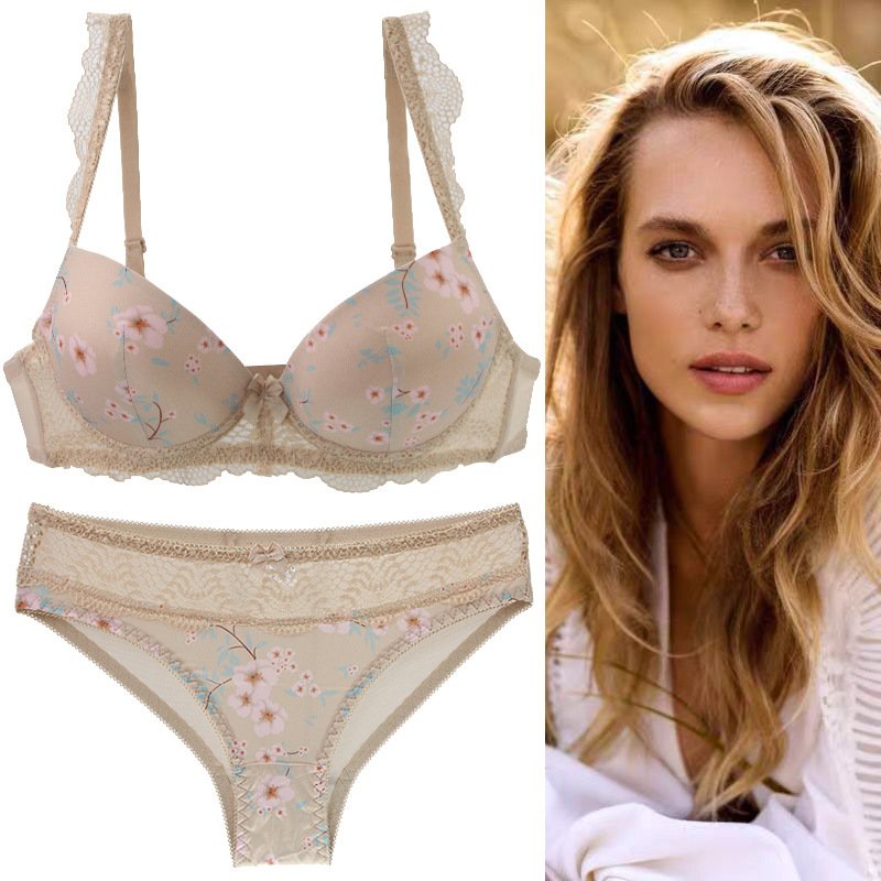 women push up bra set women's underwear plus size women's underwear big size lingerie sets ladies bra & brief sets