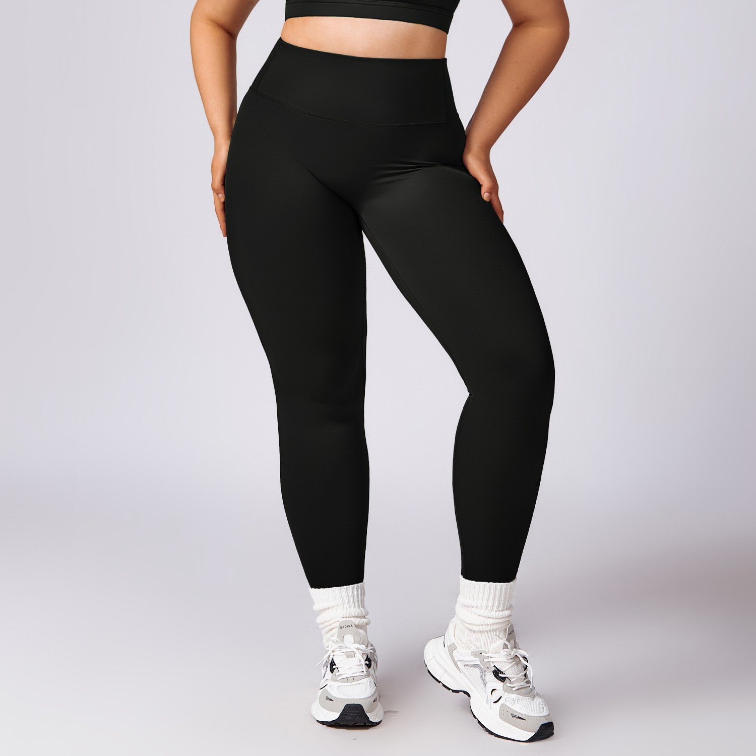 Plus Size High Waist Sporting Leggings Gym Clothing Women's Sportswear Fitness Seamless Workout Tight Active Wear Yoga Sets