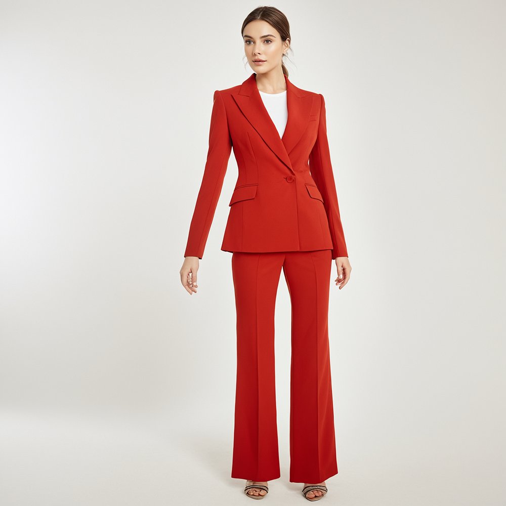 Luopeita Modern Women Two Piece Pants Autumn Set Maxi Floor-length Pants Top Sets 2 piece set women