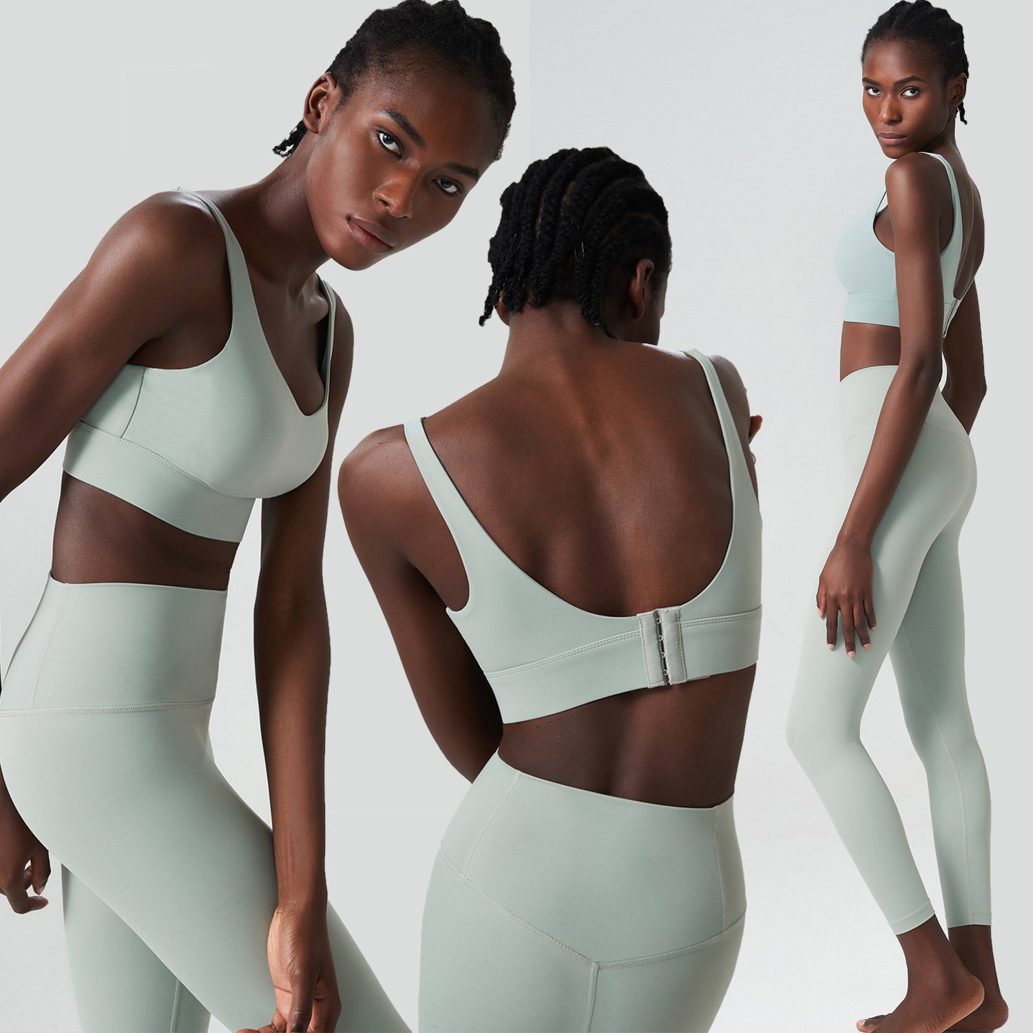 Hot-selling Large Yoga Suit Set Sports Fitness Clothes Two Piece Set Women's Sports Set
