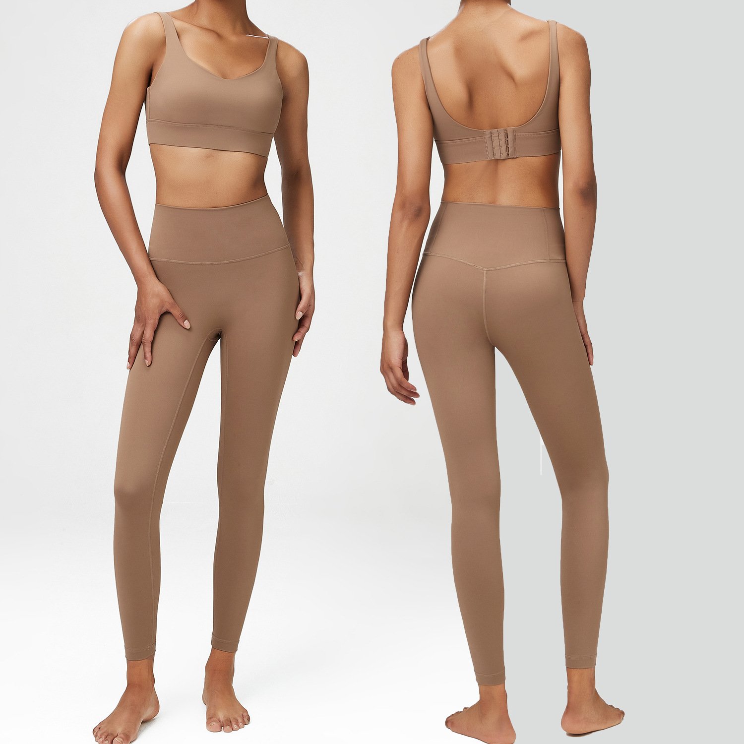 Hot-selling Large Yoga Suit Set Sports Fitness Clothes Two Piece Set Women's Sports Set