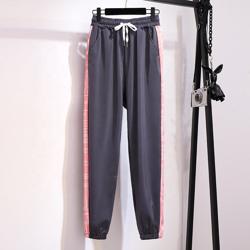 Plus Size Women's Set Wholesale Customization Summer Women's T-shirt Casual Pants Two Piece Sportswear Set
