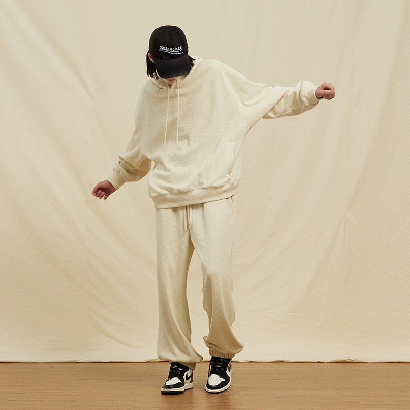 Men Women Tracksuits Custom Logo Pullover Sweatshirt Set Two Piece Pullover Sweatshirt Hoodies And Sweatpants