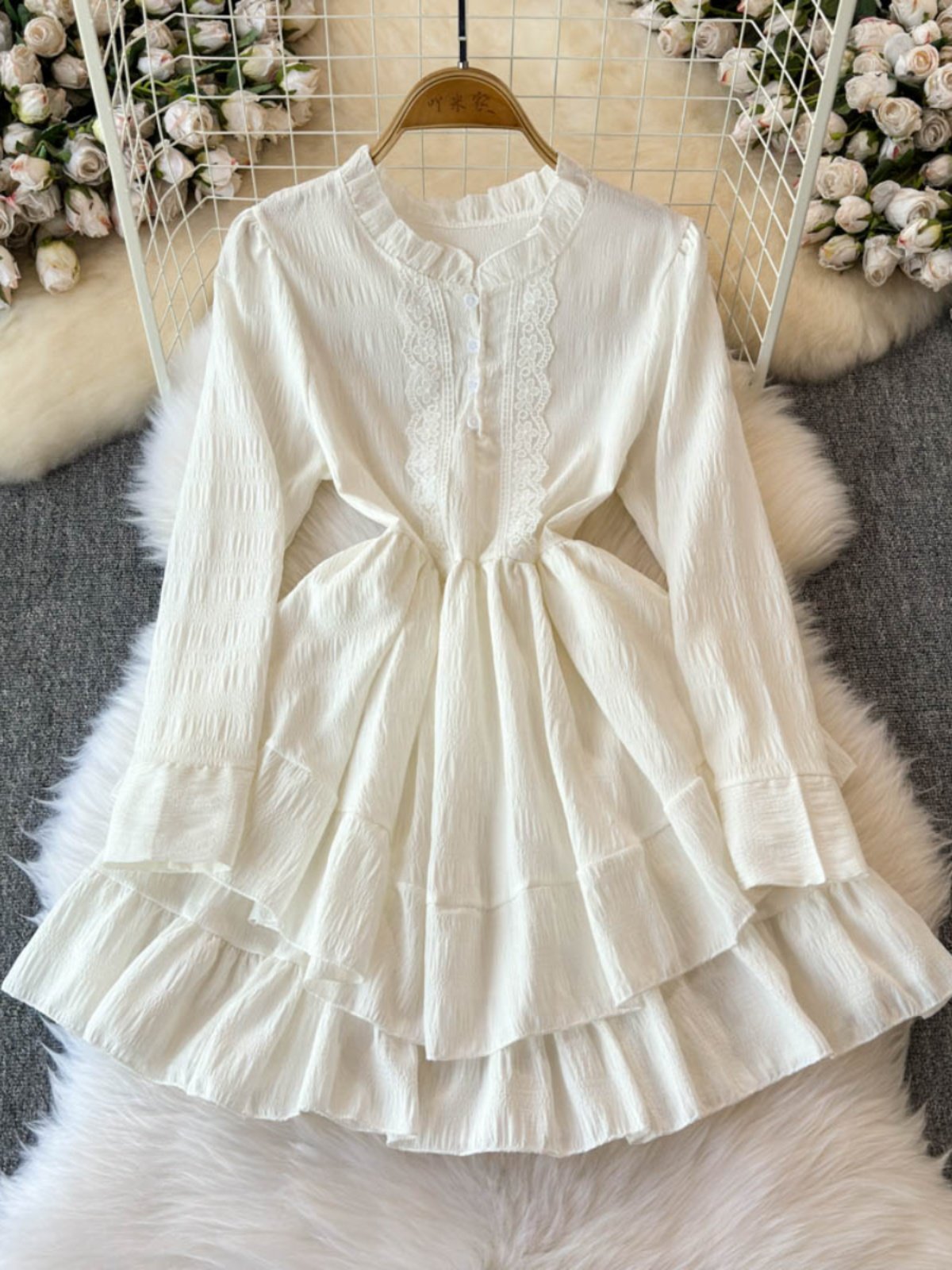 Wholesale 2024 Autumn New Fashionable Temperament Long Sleeved Dress French Age Reducing Vest Women's Set