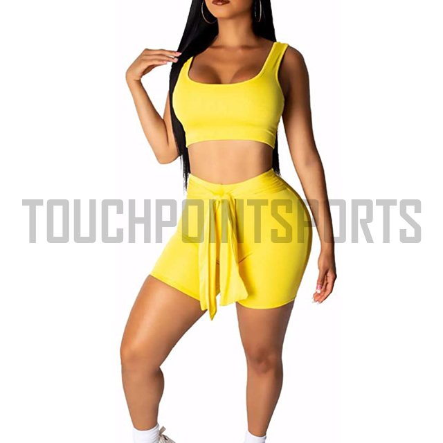 Women's Set Women's Scrub Seamless Sports Set Outdoor Running Fitness Yoga Set