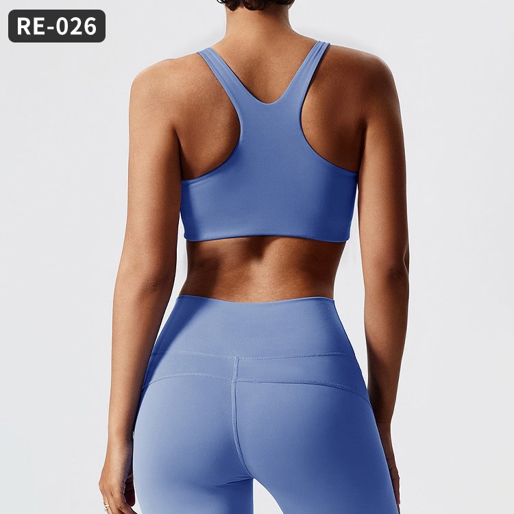 Wholesale Sports Recycled Stirrup Pants Cross Quickly Dry Yoga Workout Sexy Girls Skin Care Sets Gym Fitness Sets Women's Sets