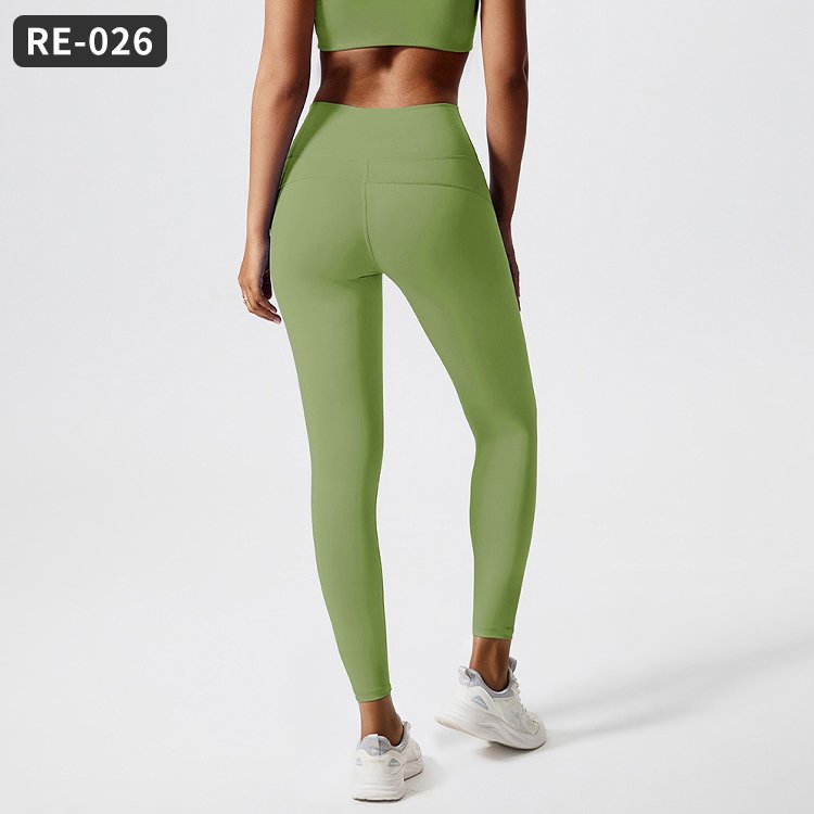 Wholesale Sports Recycled Stirrup Pants Cross Quickly Dry Yoga Workout Sexy Girls Skin Care Sets Gym Fitness Sets Women's Sets