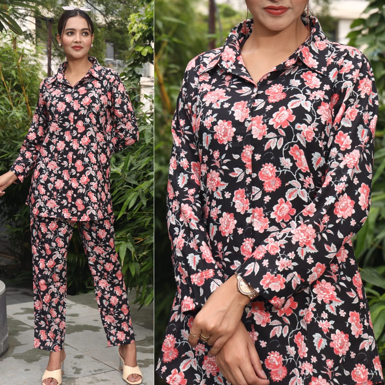 Stylish Women's Cotton Coord Sets for Effortless Fashion For Woman Casual Pajama Sets