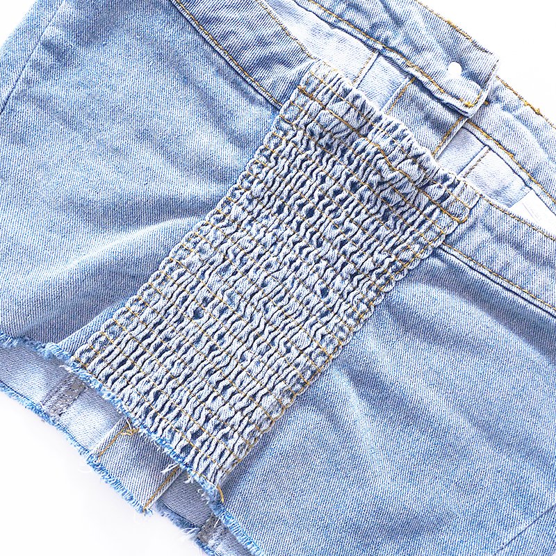 New Trendy Women's Fashion Clothing Denim Crop Top And Feather Skirt Matching Sets Girls Sexy Y2K Two Piece Skirt Sets For Women