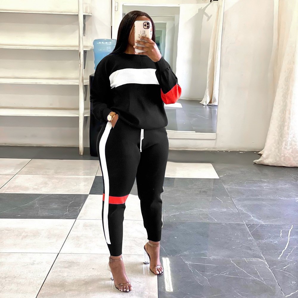Manufacturer High Quality Jogger Gym Crewneck Blank Tracksuits 3d Embroidery Custom Logo Sexy Plus Size Sports Women'S Sets