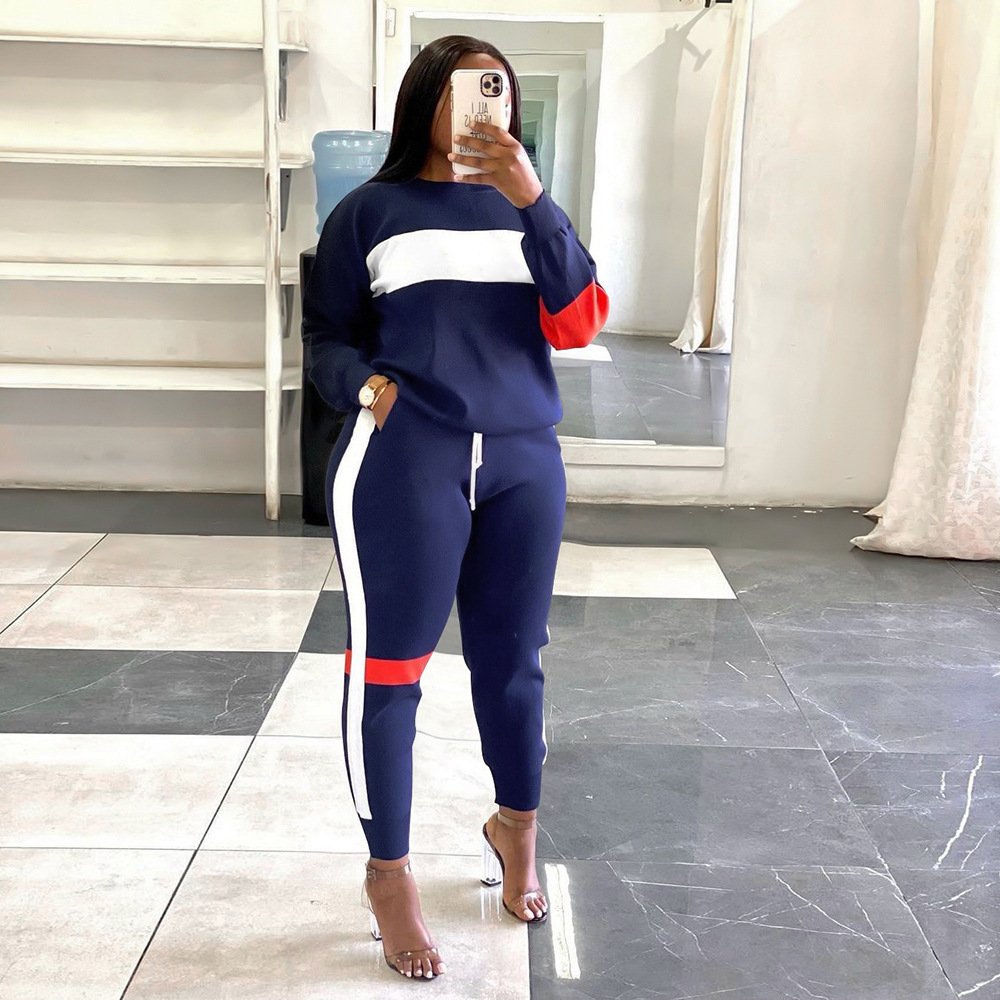 Manufacturer High Quality Jogger Gym Crewneck Blank Tracksuits 3d Embroidery Custom Logo Sexy Plus Size Sports Women'S Sets