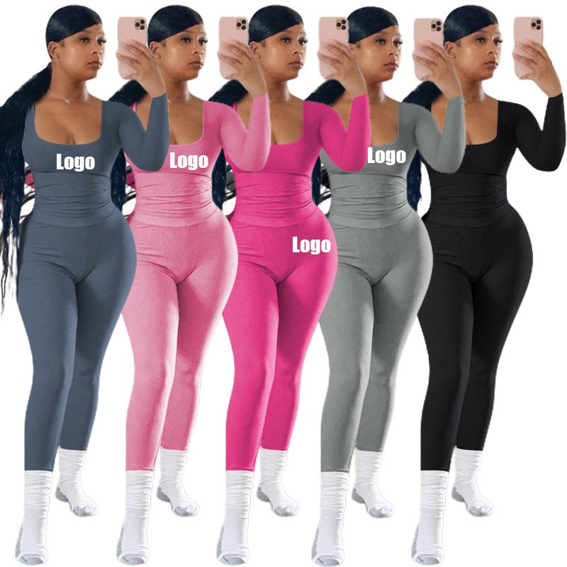 2025 Hot Sale Custom Logo Sports Wear Crop Tops Shorts For Women Tracksuits 2 Piece Set Ribbed Sports Lounge Wear Women'S Sets