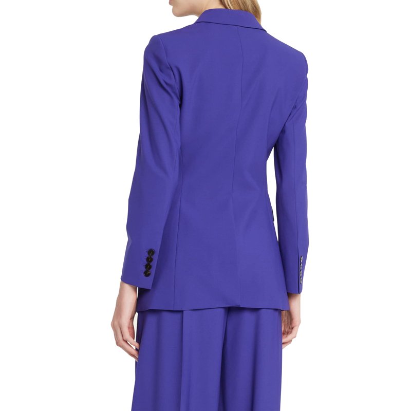 Custom High Quality Suit Blazer Sets Casual Business Loose Flare Pants Two-piece Set Plain Women's Sets