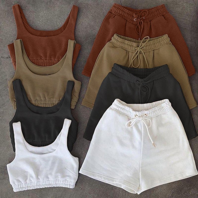 Gyms Sport Bra With Shorts Running Sports Short Fitness Suit Girls Shorts Women's Tracksuit Summer Yoga Set