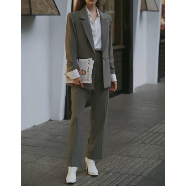 Petrichor Trousers High Fashion Ladies Women's Trousers Minimalist Style Cloths For Women Women's Set Elegant ODM Service
