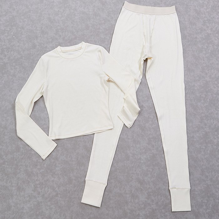 Fashionable Customized Women's Clothing Set Good Quality Women's Fitness Sets Ribbed