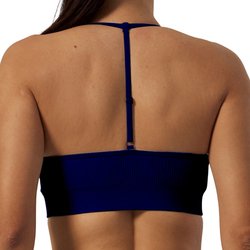 Suspender-bra-navy