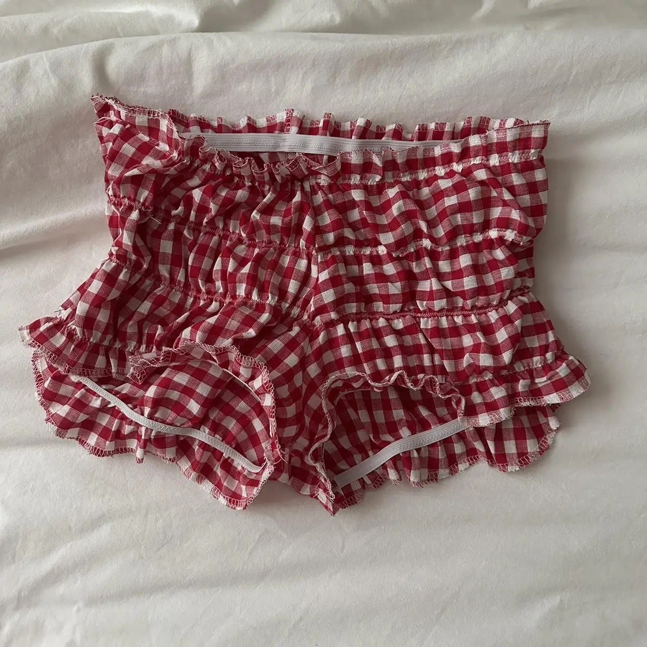 Summer Women's Biker Shorts Outfit Letter Print Crop Shirt And Plaid Shorts Matching Casual Two Piece Shorts Set Women Clothing