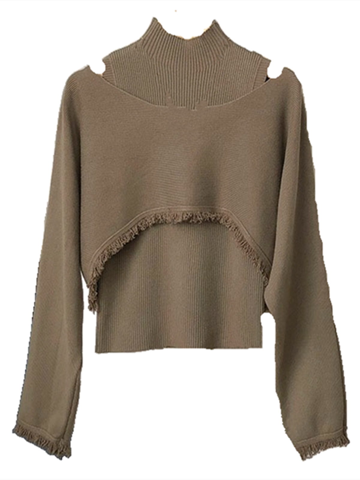Boutique Wholesale 2024 Autumn New Fashion French Tassel Shawl Knitted Sweater Women's Set