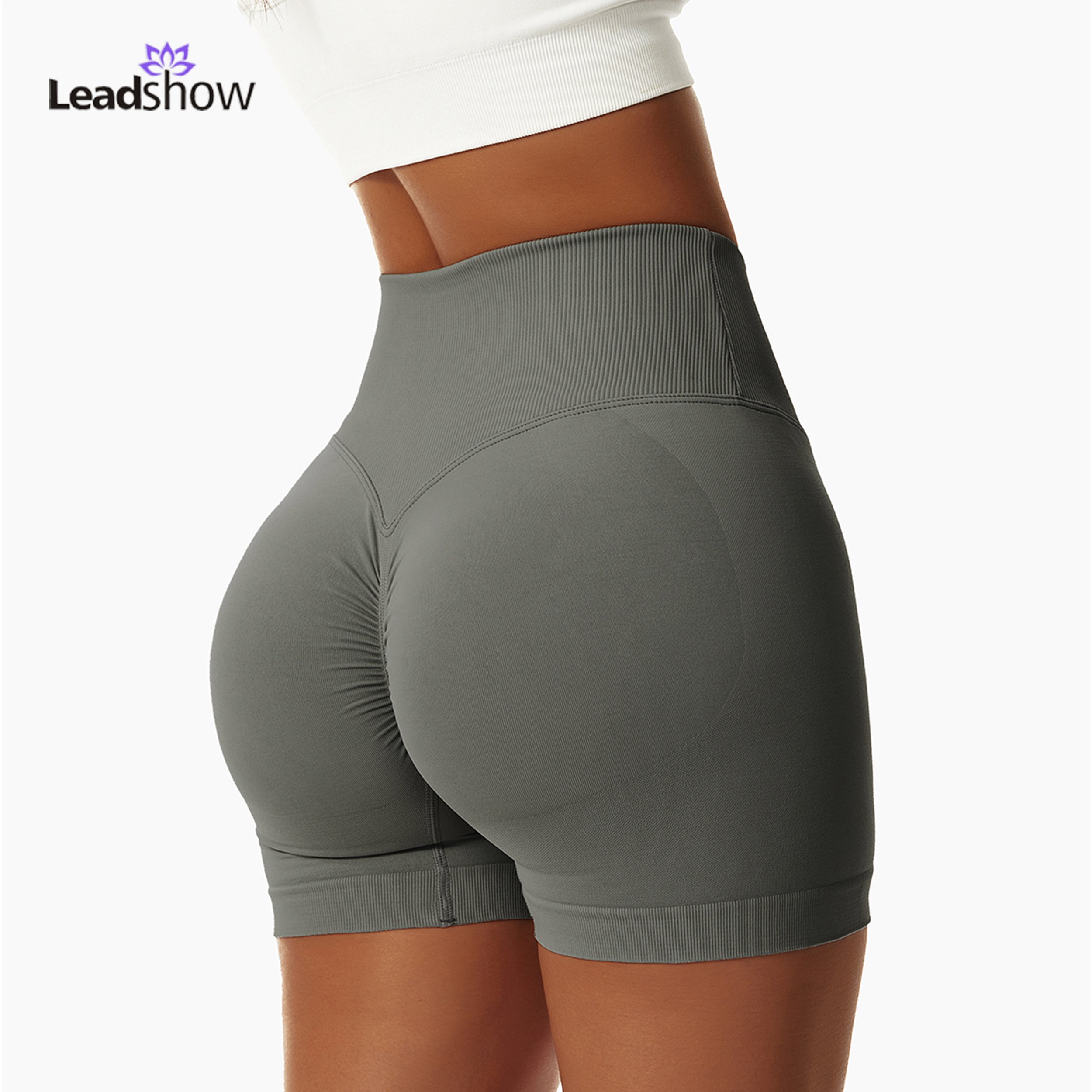 Womens Custom High Waist Hot Sexy Plus Size Casual Scrunch Fitness Yoga Running Workout Biker Sports Booty Legging Shorts Women