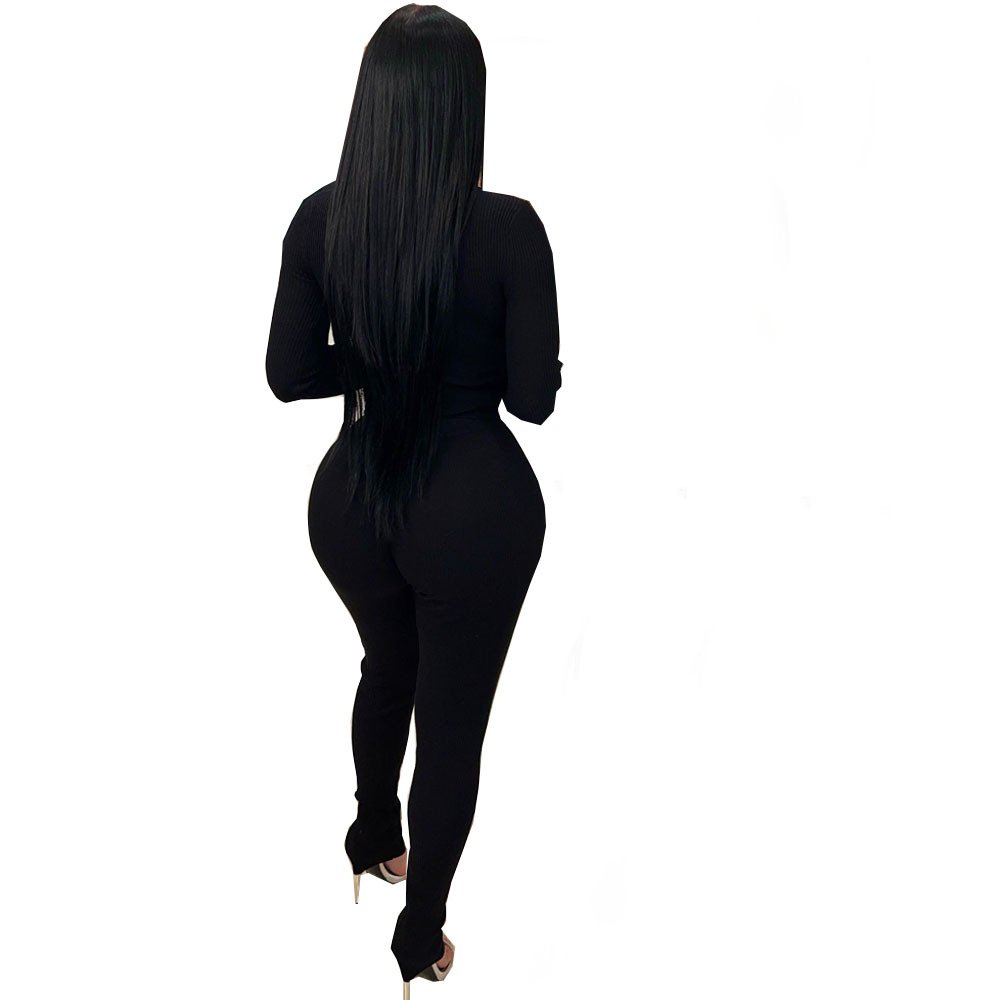2024 Casual Sexy Hollow Out Heart Shape Two-piece Legging Set With Long Crop Top And Tight Legging Pants