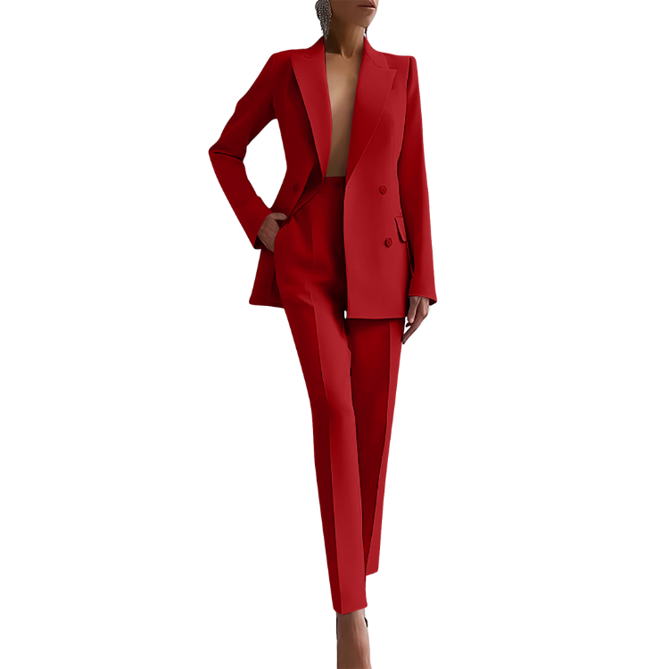 Latest Desgin Business Suits For Women Slim Blazer And Pants Set For Women Formal Suit Ladies Suits Office Wear