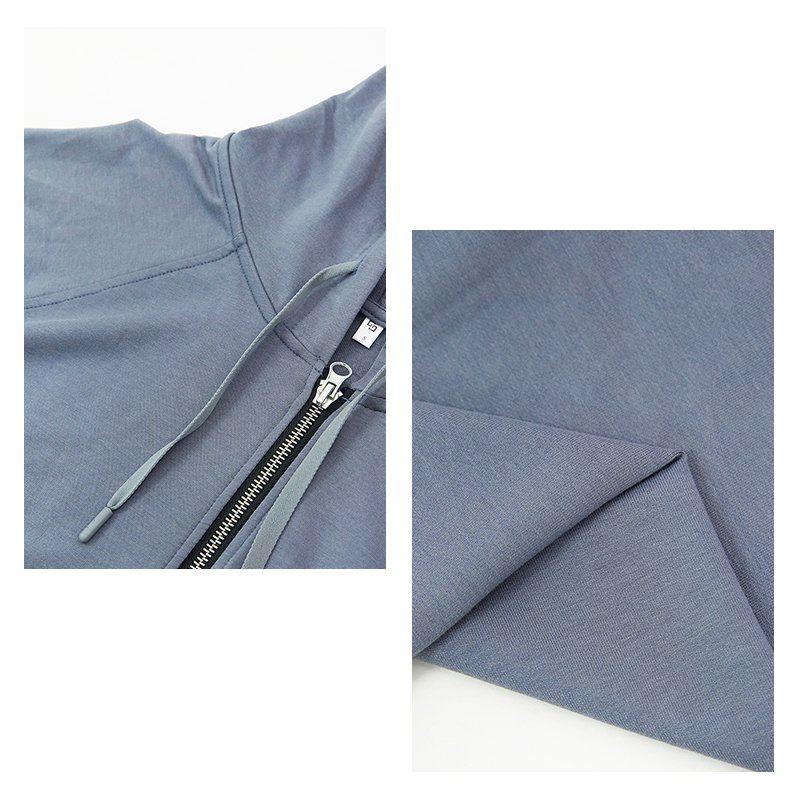 Custom Women's Hoodies Essentials Loungewear Men Oversize Sweatshirts Unisex Zip up Hoodie