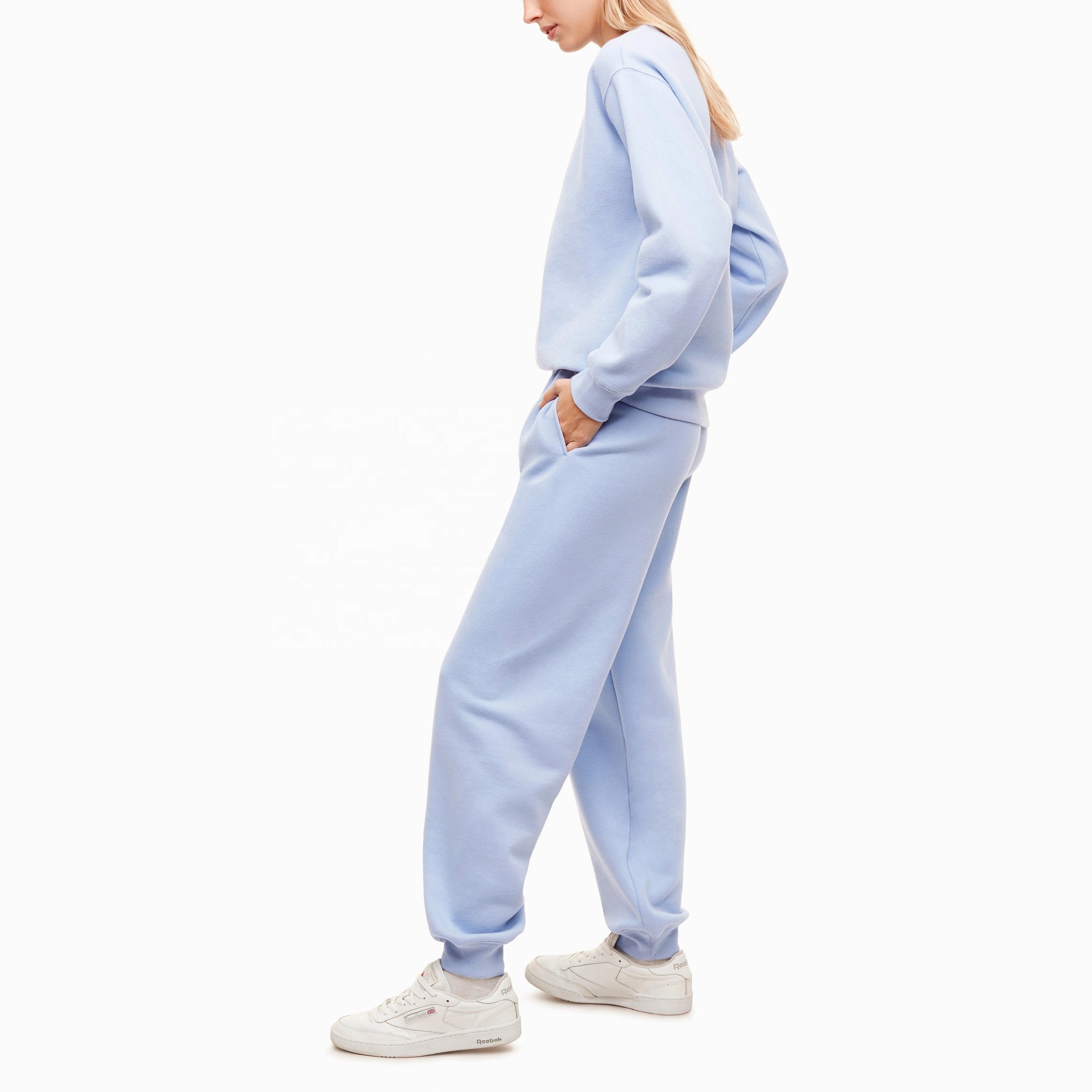 2023 spring clothing sets for women wholesale outfit 2 piece sweatpants and pullover hoodie set cotton women jogging suits