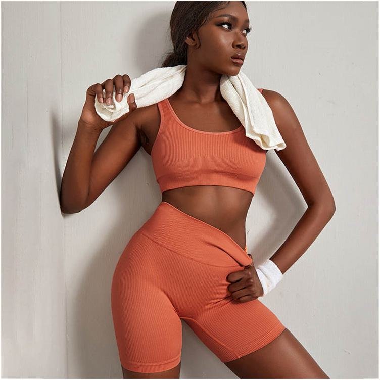 Yoga Sets fitness yoga sets Flare With Pockets Cotton Shirt Black HighButt Lift Running High Quality Spandex Yoga