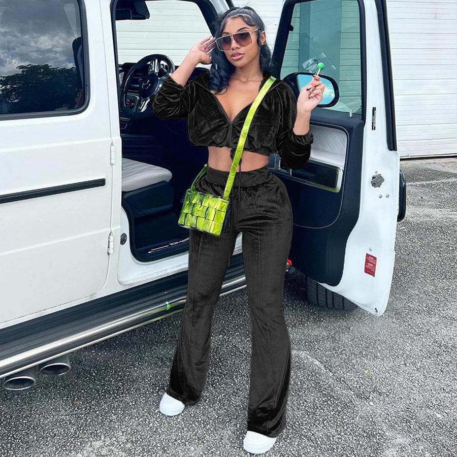 2022 new arrivals custom women autumn clothes designer 2 piece set women's sets
