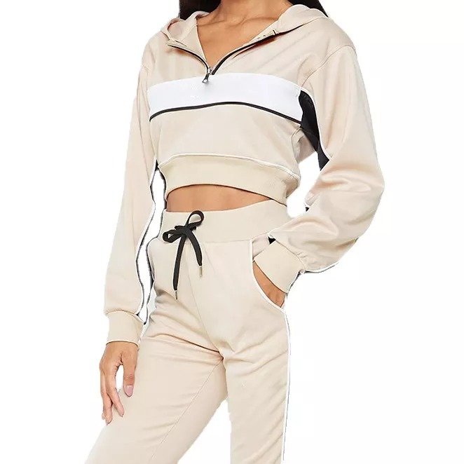 Custom New Fashion Activewear Clothing Yoga Sport Jogging with Chenille Printing Top Gym Wear Workout Women Yoga Set