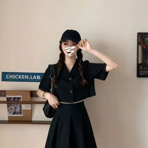 Undefined New summer versatile short women's blouse slim sexy casual fashion short sleeved dress