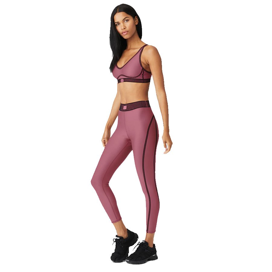 2023 Women Fitness Wear Latest Design Customized Yoga Set Women Padded Sports Bra And Comfortable Legging