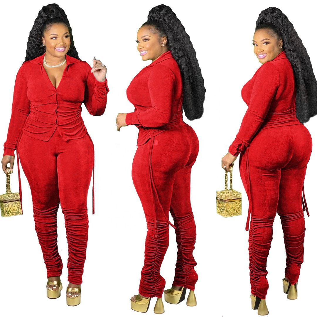 Wholesale Custom Logo new ladies jacket velvet sweatsuit women polyester vintage Tracksuit for Women 2 piece cropped hoodie set