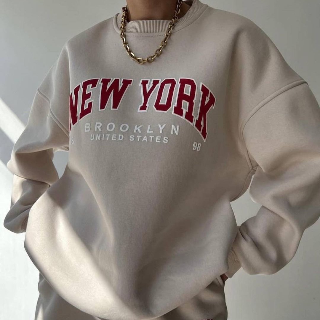 Women Casual Fall Winter Clothes Thick Warm Fleece Tops Matching Outfits Women Hoodies And Sweatshirts Sets